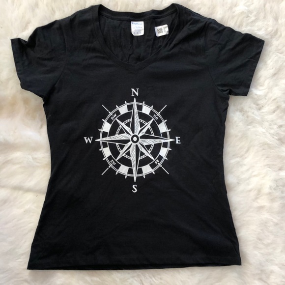 Nautical Star V neck tee - Picture 1 of 1